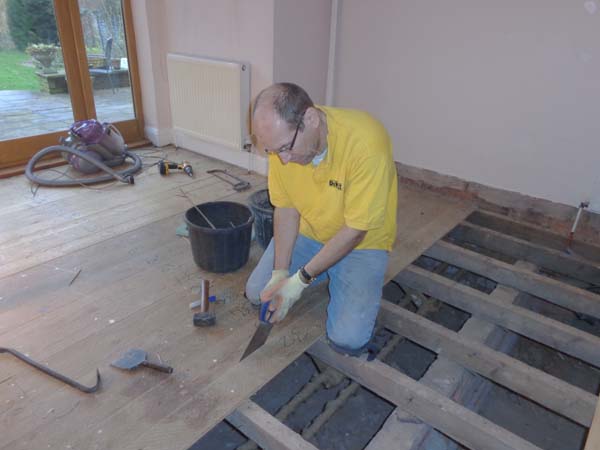 Removing Floorboards